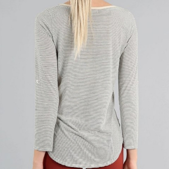 🆕️NWT Avocado Brand Mon Cherry Striped Top - Picture 5 of 12